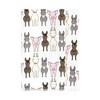 Hudson Baby Infant Girl Cotton Flannel Burp Cloths, Farm Friends Pink 4-Pack, One Size - 3 of 4