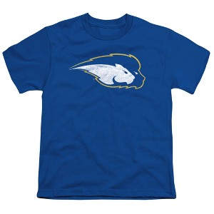 Hofstra University Distressed Primary Logo Kids T-Shirt For Youth Royal Blue - 1 of 4