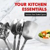 Chef Craft 13" Stainless Steel Slotted Spoon with Attractive Brushed Finish Handle - 4 of 4