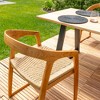 Nordic Teak Natural Indoor/Outdoor Dining Chair - Beige - 3 of 4