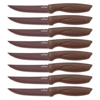 Bon Appétit Steak Knives - Set of 4  Steak knife set, Steak knives, Wooden  handle knife