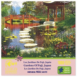 Wuundentoy Gold Edition: Gardens of Fuji Japan Jigsaw Puzzle - 1000pc - 1 of 4