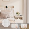 FURNIinspire Beds Queen Floating Bed Frame Upholstered Platform Bed with Headboard Hidden Storage Space, Noise Free, Beige, 85"*62"*43" - 4 of 4