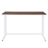 XIYUYEU Home Office Desk Simple Writing Desk with USB Ports and Walnut Wooden Desktop for Office, Study - 2 of 4