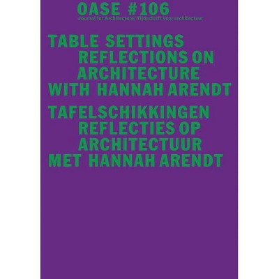 Oase 106: Table Settings - by  Hannah Arendt (Paperback)