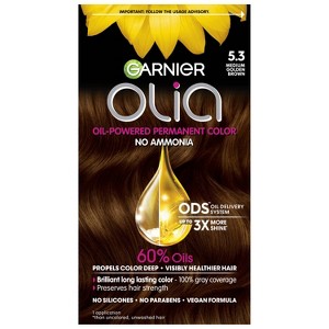 Garnier Olia Oil Powered Ammonia Free Permanent Hair Color - 1 of 4