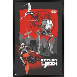 Trends International Star Wars: Return of the Jedi - Scout Trooper Framed Wall Poster Prints - 1 of 4