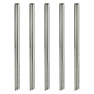 Unique Bargains 304 Stainless Steel Durable Reusable Drinking Straw 8.5" Length 5 Pcs - 1 of 4