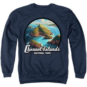 Men's Channel Islands National Park Birds Eye View Crewneck Sweatshirt - 1 of 4