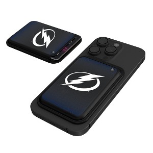 Keyscaper NHL Eastern Conference Teams Linen Black Magnetic Credit Card Wallet - 1 of 3