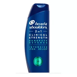 Head & Shoulders Clinical Strength Anti-Dandruff 2-in-1 Shampoo Conditioner for Intense Itch Relief -13.5 fl oz