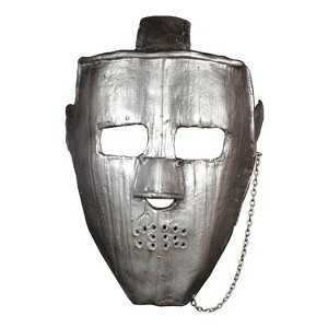 Trick or Treat Studios Adult Quiet Riot Metal Health Injection Costume Mask -  - Silver - 1 of 1