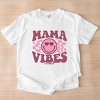 Simply Sage Market S.W.Smiley Checkered Mama Vibes Retro Garment Dyed Tee - 3 of 4