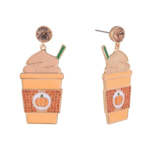 Hallmark Pumpkin Spice Latte Earrings - 1 of 4