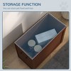 Gulches PawHut Raised Pet Feeding Storage Station for Large Dogs - Brown - 3 of 4