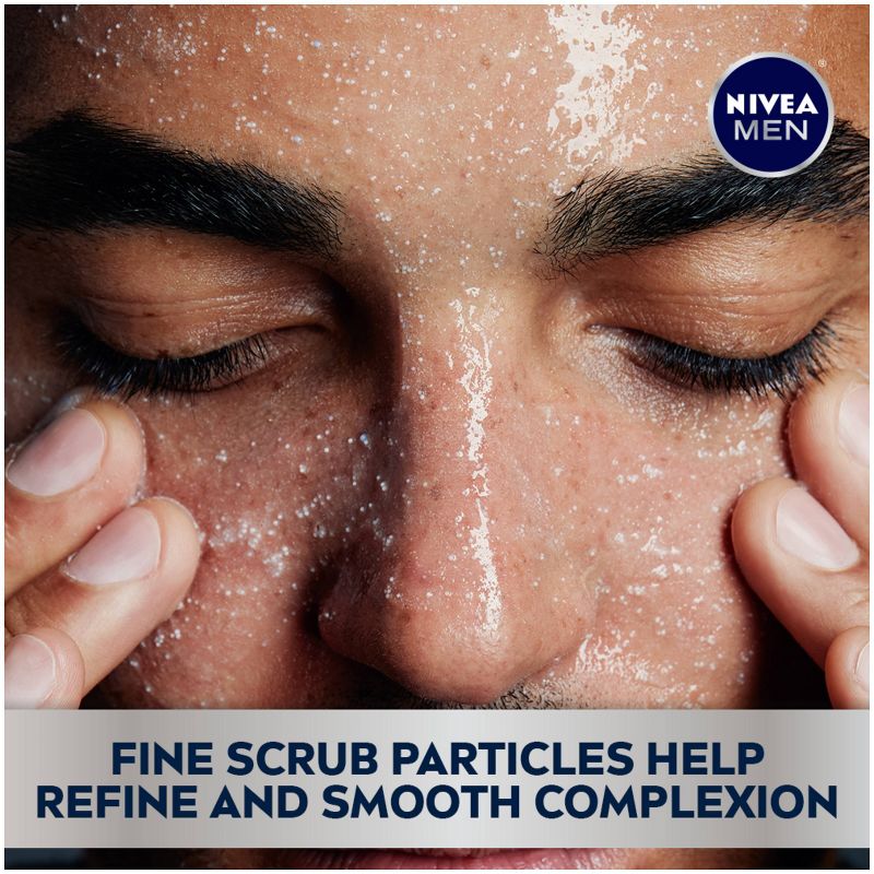 NIVEA Men Maximum Hydration Deep Cleaning Face Scrub with Aloe Vera - 4.4oz, 4 of 11