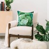 Gale Switzer Banana Leaf Grandeur Square Throw Pillow Green - Deny Designs: Modern Indoor Decor, Zippered, Polyester Fill - image 2 of 4