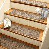WaterHog 8.5"x30" Set of 4 Ellipse Indoor/Outdoor Stair Treads Door Mats - 2 of 4