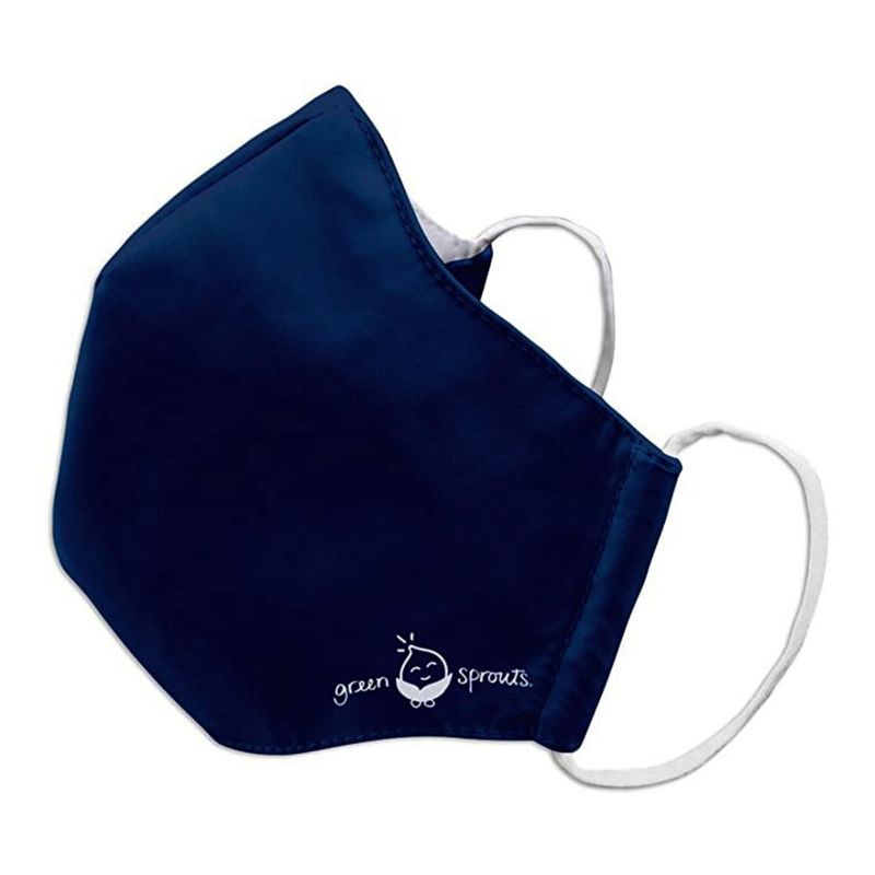 Green Sprouts Navy Reusable Adult Face Mask Small - 1 ct, 2 of 4
