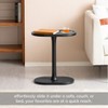 MH London Crawford 22" C Shape Solid Wood End Table - 2 of 4