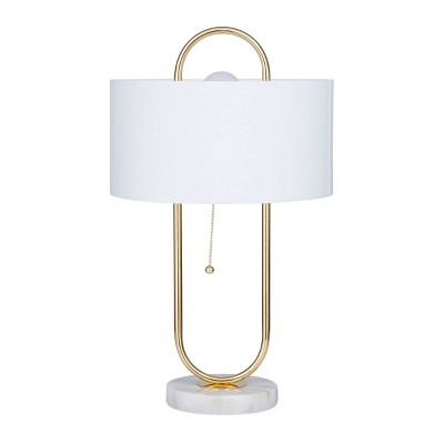 Marble Accent Lamp White - CosmoLiving by Cosmopolitan