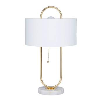 Metal Paper Clip Accent Lamp White - CosmoLiving by Cosmopolitan