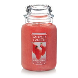 Classic 22oz White Strawberry Bellini - Yankee Candle - 1 of 4