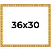 PosterPalooza | 36x30 Bamboo Picture Frame, UV Acrylic, 4 Finishes - Brown, Black, Gold, and Natural - 2 of 4