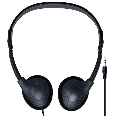 Digital Energy® OH54 On-Ear Headphones, Black