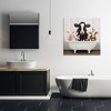 Stupell Industries Country Animals Farmhouse Claw Bathtub, 30" x 30" - 2 of 4