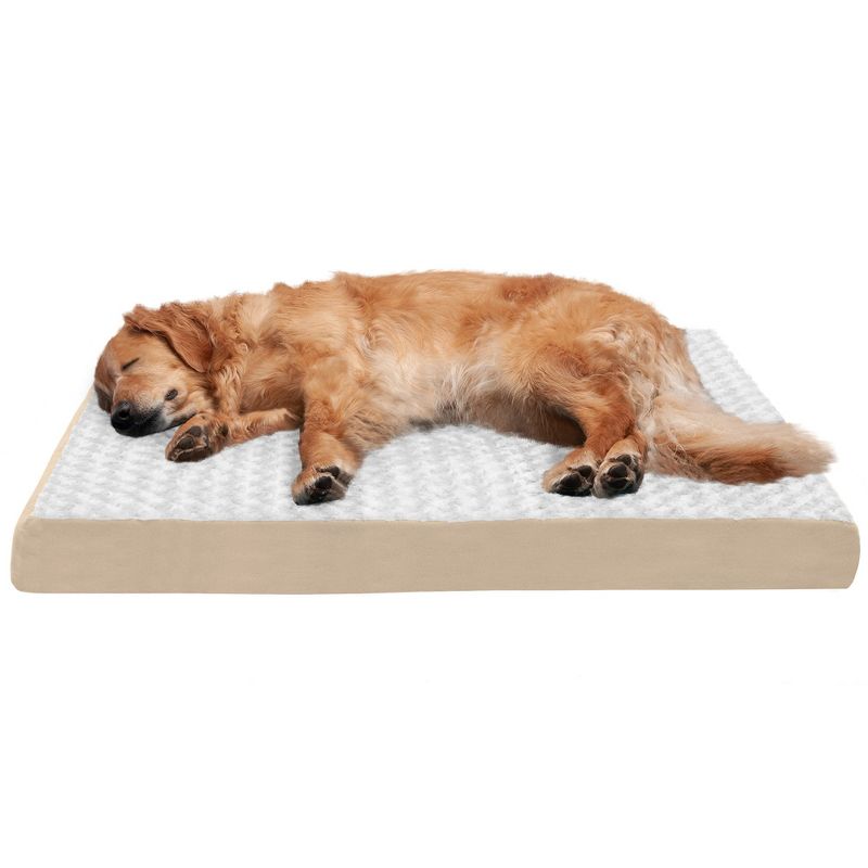 FurHaven Ultra Plush Deluxe Orthopedic Mattress Dog Bed, 1 of 6