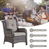 Gymojoy Outdoor Patio Chair with Table High Back Club Chair - 4 of 4