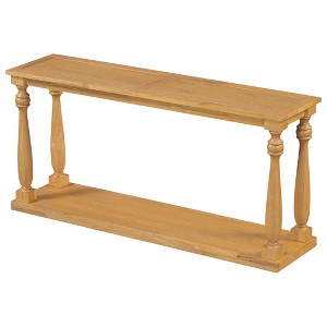 XINGHANZHENXUAN Console Table with Bottom Shelf & Vase Legs for Entryway, Hallway, Living Room, Bedroom Decor - 1 of 4