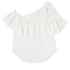 bar III Womens Ruffled One Shoulder Blouse - 2 of 2