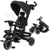 Foldable Baby Tricycle for Kids, 7 in 1 Toddler Tricycle Stroller for 1-5 Year Old - 4 of 4