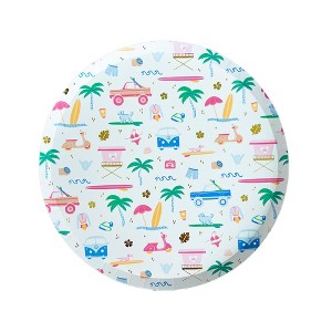 Daydream Society - Surf's Up Large Plates - Pack of 8 Paper Plates - 1 of 4