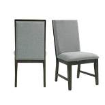 Set of 2 Holden Standard Height Side Chairs Set Gray - Picket House Furnishings