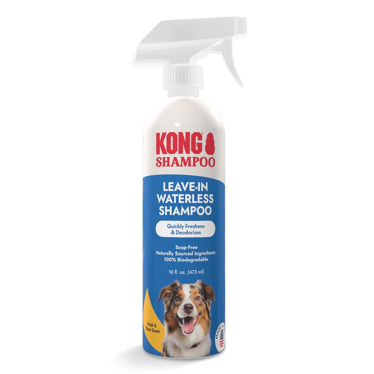 KONG Leave in Waterless Fresh Scented Dog Shampoo - 16 fl oz