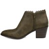 Journee Collection Women's Tessa Inside Zip Stacked Heel Booties - 2 of 4