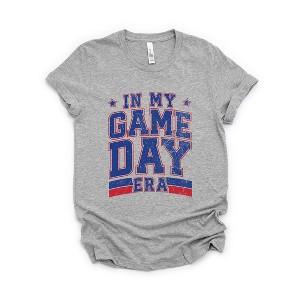 Simply Sage Market Women's In My Game Day Era - Blue Short Sleeve Graphic Tee - 1 of 4