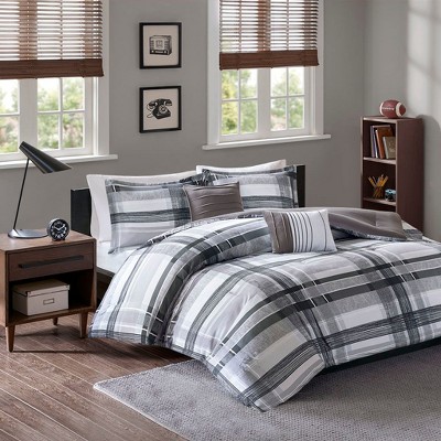 NicBex Polyester Twin/Twin XL Plaid Bed Set,Comfort Sheets Set for Bedroom