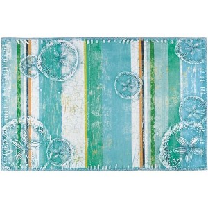 Homefires Ocean Floor Indoor Rug Only – Vibrant, Underwater-Inspired Accent Rug for Living Room, Bedroom, or Office – Durable & Washable - 1 of 2
