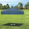 GustoWave 10x10 Pop Up Canopy with 4 Sidewalls for Deck, Garden - 4 of 4