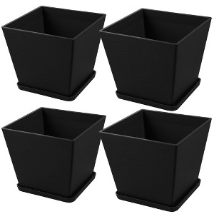 Kozyard Planter Indoor Outdoor Plant Pots with Tray Collecting Water for Tall Plants, Flowers - 1 of 1