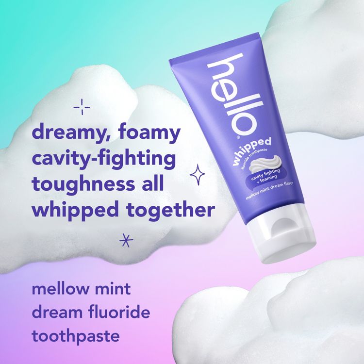 hello Whipped Minty Foam Fluoride Toothpaste - Mellow Mint Dream - 4oz, 2 of 17