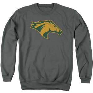 California State Polytechnic University Pomona Official Distressed Primary Logo Adult Crewneck Sweatshirt - 1 of 4