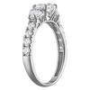 Naturalux 14K Gold 3-stone 1.8 cttw Lab Grown Diamond Ring - 2 of 4