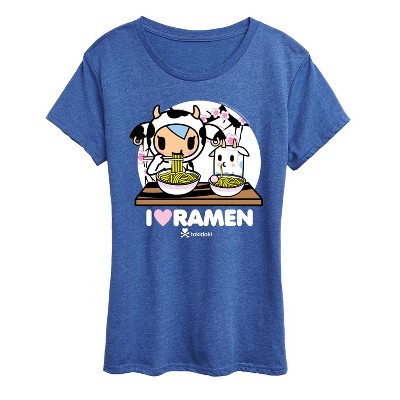 Women's - Tokidoki - Mozzarella Moofia I Love Ramen Short Sleeve Graphic T-Shirt