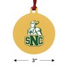 St. Norbert College Secondary Logo Aluminum Holiday Christmas Tree Ornament - 3 of 4