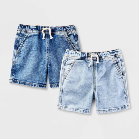 Boys pull on denim on sale shorts